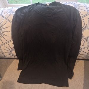 lululemon athletica Womens Black Long Sleeve Swiftly Tech Top